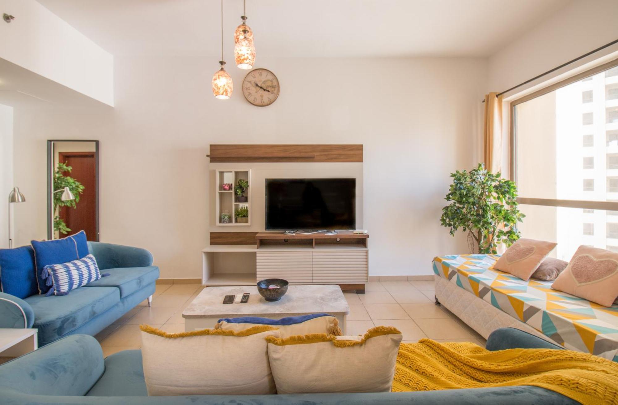 Spacious 4 Bedroom In Jbr, 5-min Walk To The Beach, Marina Views Апартаменты Дубай