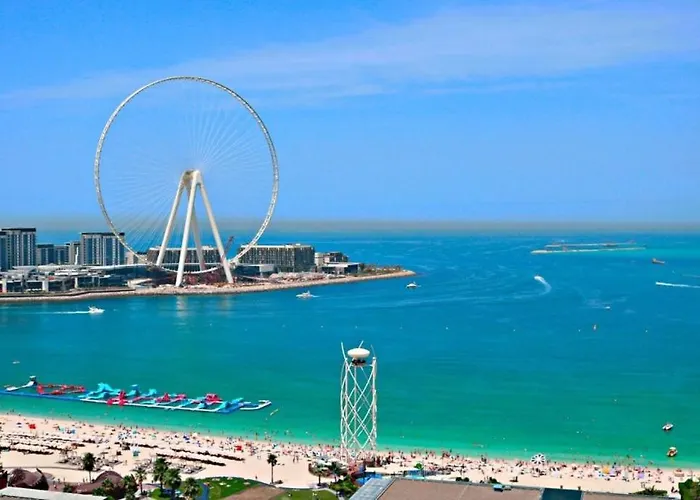Spacious 4 Bedroom Apartment In Jbr, 5-Min Walk To The Beach, Marina Views